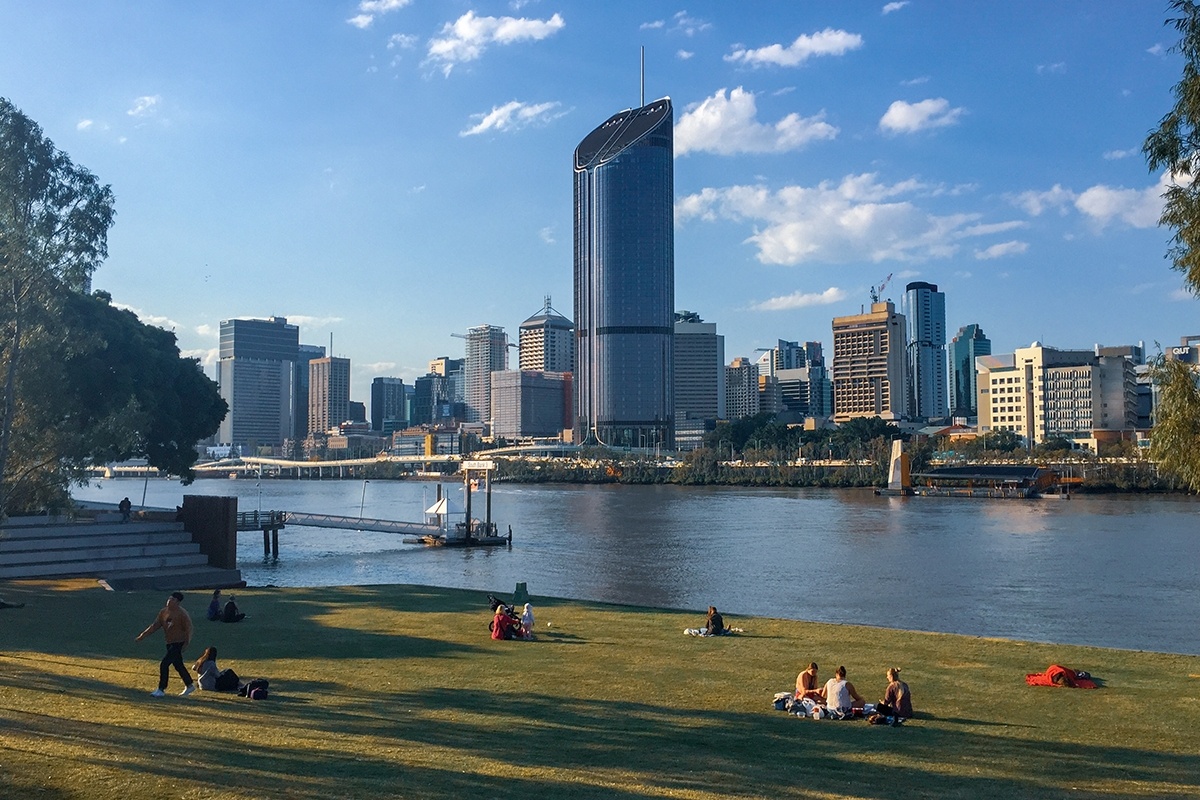 Brisbane Et Ses Environs Dans La Région Queensland En