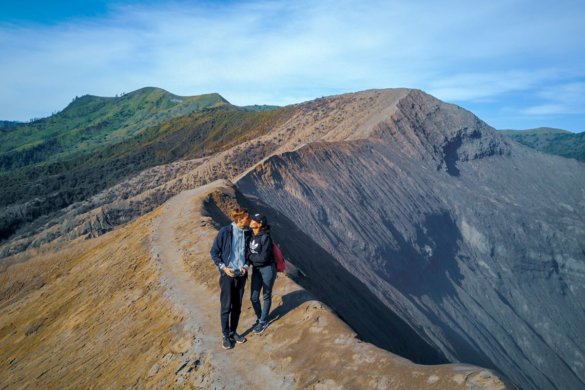 Notre ascension du volcan Bromo sur l’île de Java en Indonésie